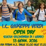 Open Day Scuola Secondaria di primo grado 13 Gennaio 2026